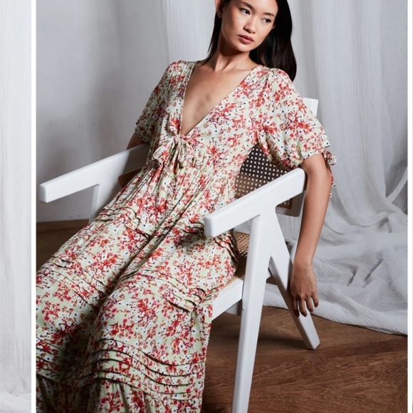 Rue Stiic Anthropologie Floral Maxi Dress - Picture 4 of 12